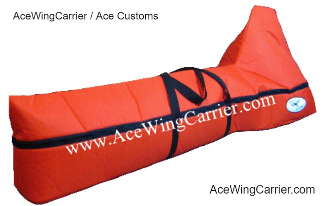 RC Wing Bag, RC Wing Carrier, RC Jet Fuse Bag, by Ace Wing Carrier Customs.