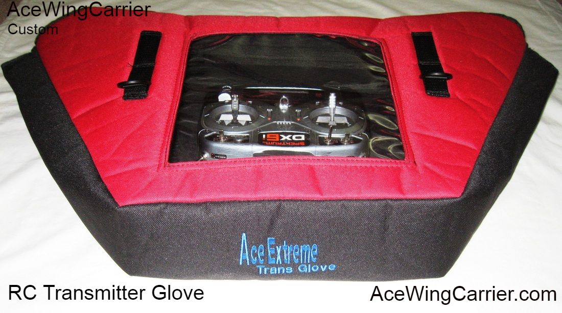 RC Transmitter Glove, RC Transmitter Mitt, Ace Wing Carrier