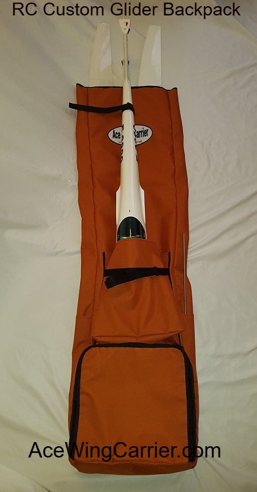 Glider Bag Backpack, Sailplane Bag Backpack, Glider Carrier,RC Glider Backpack | Ace Wing Carrier, Ace Customs