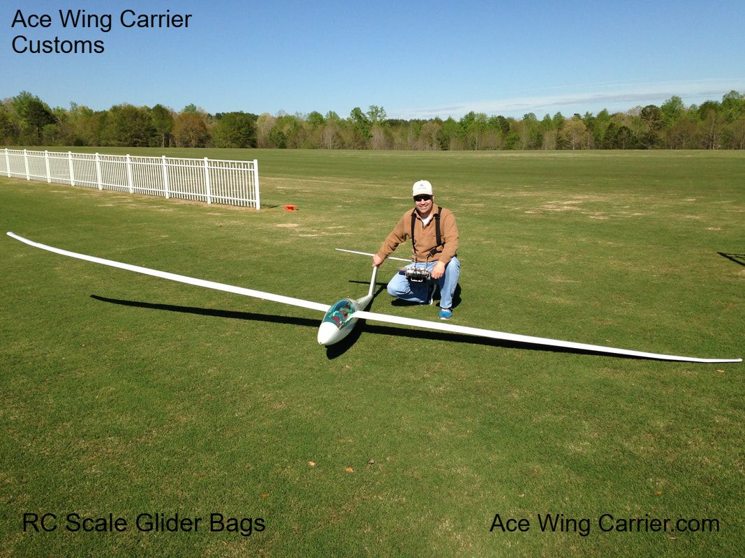 RC Scale Glider Wing Bags, Ace Wing Carrier Customs.
