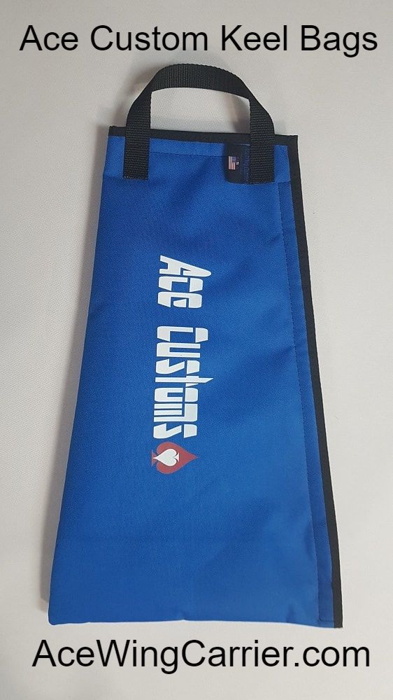 RC Sailboat Keel Bag, by Ace Wing Carrier Customs.