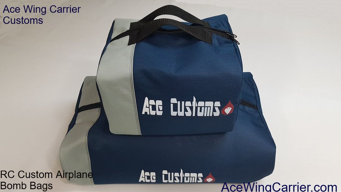 RC BOMB BAG, RC TIP TANK BAG, RC PYLON BAGS, AceWingCarrier.com
