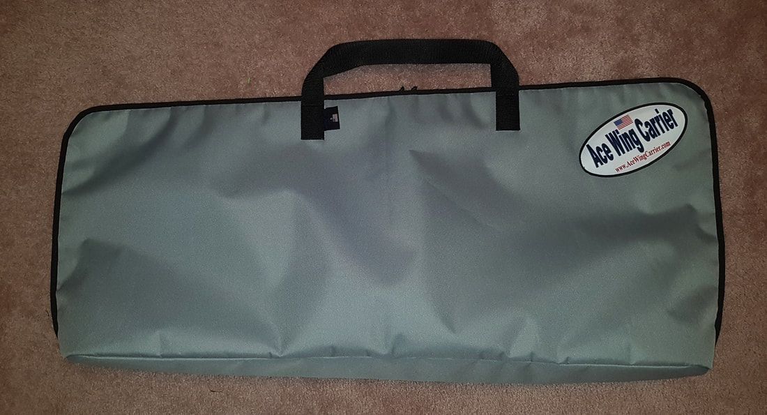 Wing Bag, RC Wing Bag, RC Wing Carrier, by Ace Wing Carrier Customs.