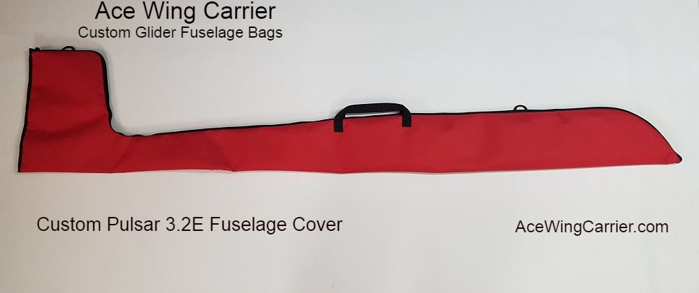 RC Glider Bag, Pulsar 3.2E Fuselage Bag, by Ace Wing Carrier