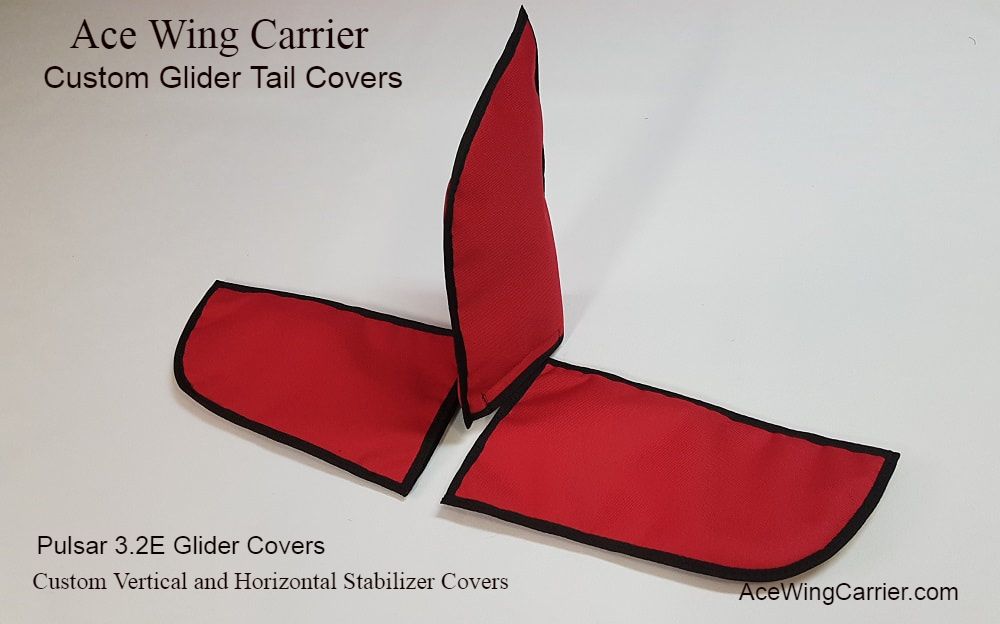 RC Glider Bag, Pulsar 3.2E Stabilizer Covers, by Ace Wing Carrier