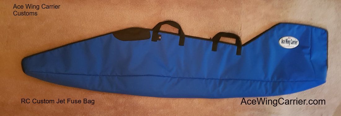 RC Wing Bag, RC Wing Carrier, RC Jet Fuselage Bags, by Ace Wing Carrier.