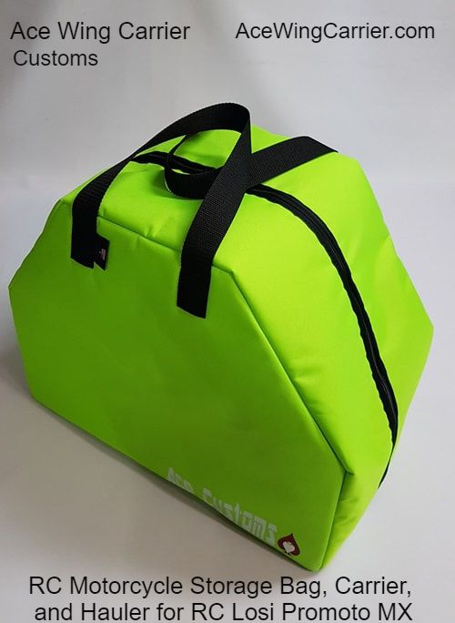 RC Losi Promoto MX Motorcycle Storage Bags, Hauler, Ace Wing Carrier