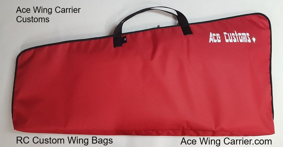 RC Wing Bag, RC Wing Carrier, Custom RC Wing Bag, by Ace wing Carrier Customs.