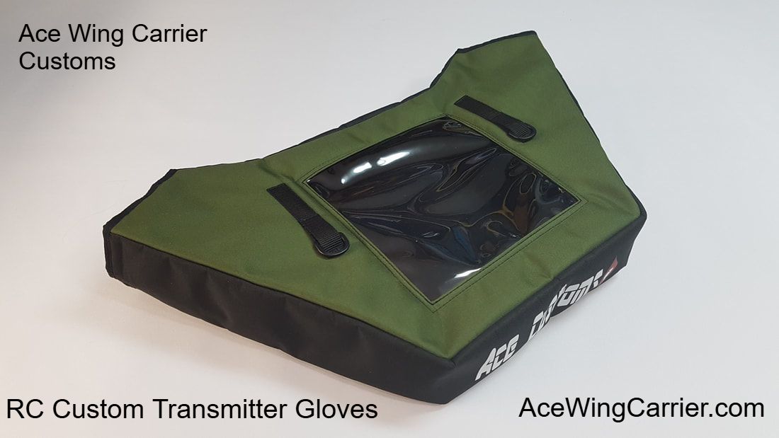 RC Extreme Transmitter Glove, RC Transmitter Winter Glove, by Ace Wing Carrier Customs.