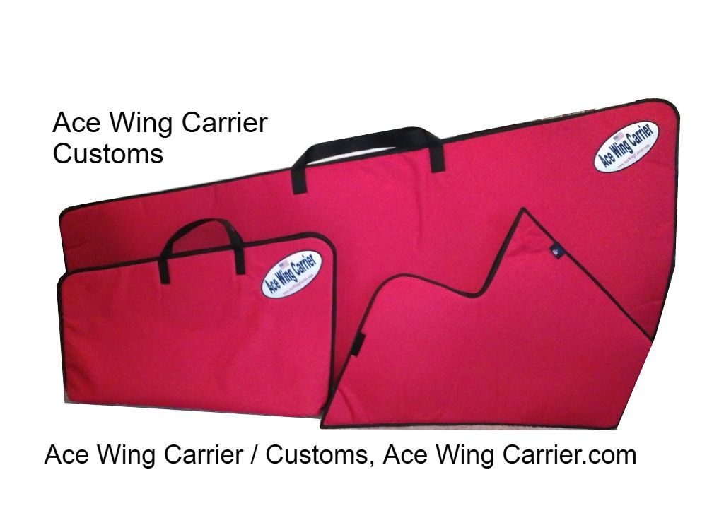 RC Double Wing Bag for RC Airplanes, by Ace Wing Carrier Customs.