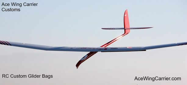 RC Glider Bag, RC Sailplane Bags, RC Glider Backpack, Ace Wing Carrier.