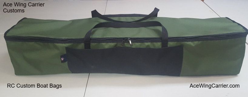 RC Custom Boat Bags by Ace Wing Carrier.