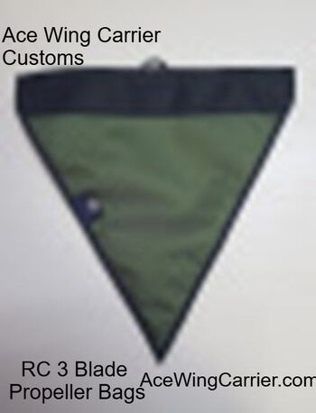 RC 3 blade propeller bag by Ace Wing Carrier